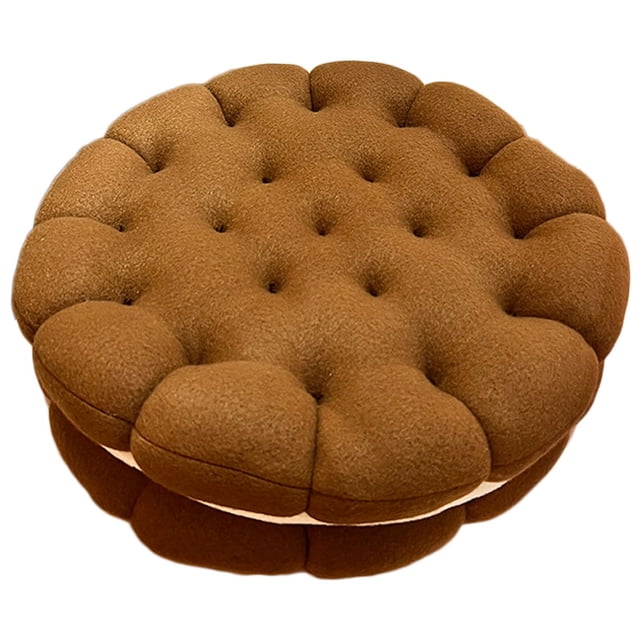 COJÍN DE GALTAS REDONDAS LINDAS SUAVES Y TRANSPRABLES PP DE ALGODÓN DE ALGODÓN COJÍN DE ASIENTOS Para Dormitorios Dormitorios 450G