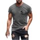 thumbnail image 1 of Camisas de Manga Larga para Hombres Casual Impreso Cuello Girado Abajo, Lado Dividido Botón Abajo Blusa para Al Aire Libre, Diario Y Primavera Verano, 1 of 5