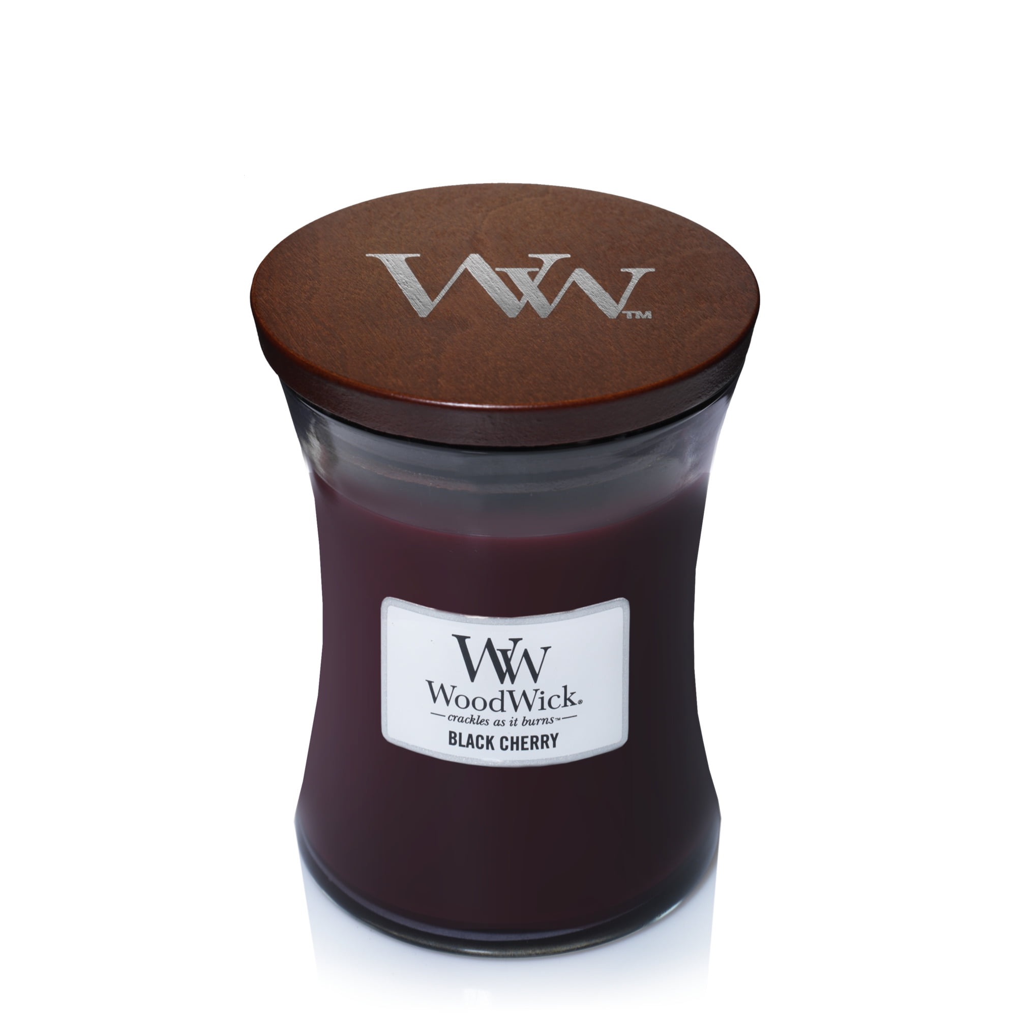 CHERRY BARK WoodWick 10oz Scented Jar Candle Burns 100 Hours 