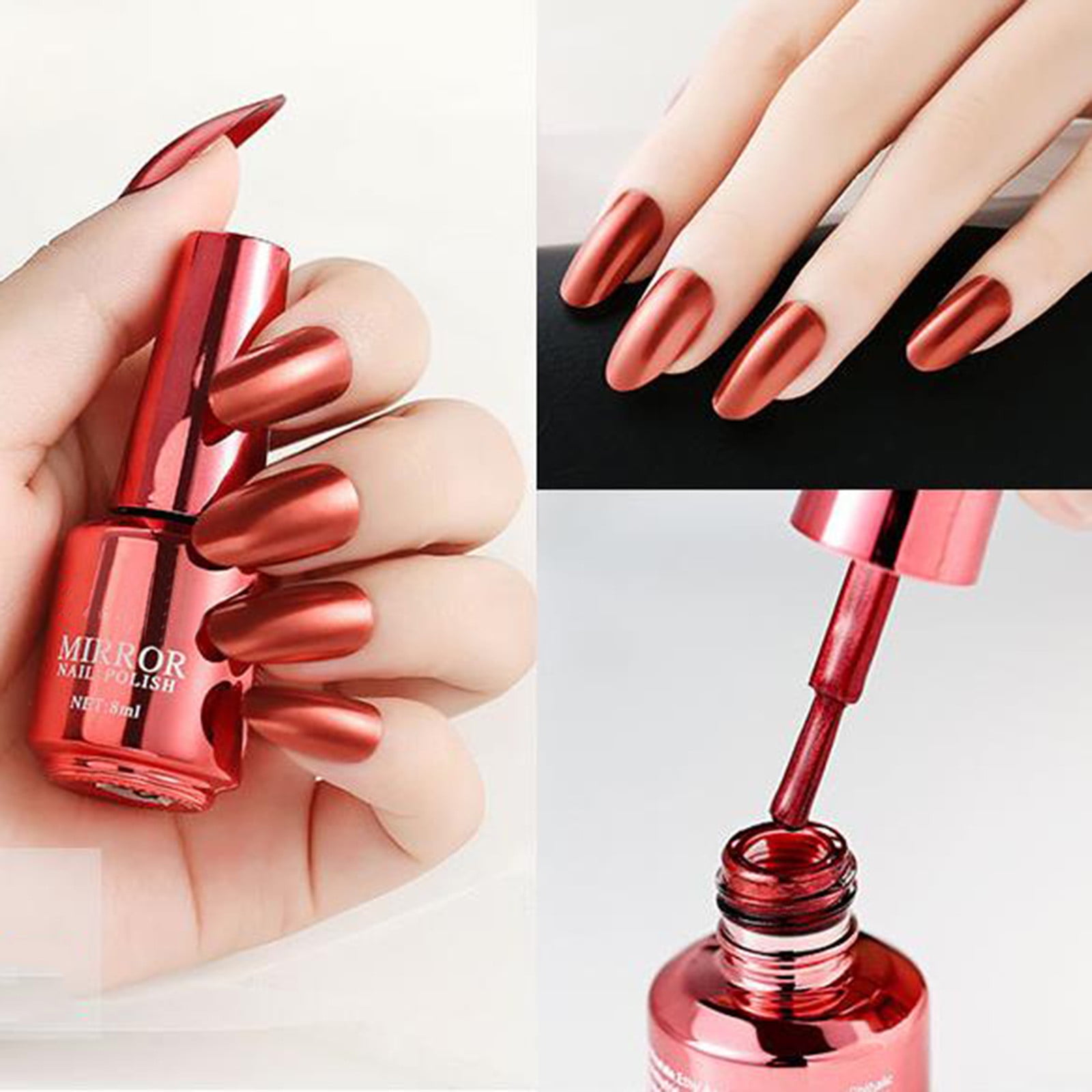 Nail Polish Metal Mirror Nail Polish Effect Long Lasting Nails Art