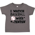 thumbnail image 3 of Inktastic I Watch Baseball with My Pawpaw Boys Toddler T-Shirt, 3 of 5
