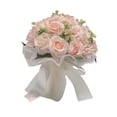 thumbnail image 4 of Ramos de novia para boda, accesorios de boda, decoración romántica artificial, dama de honor Champán rosa, 4 of 9