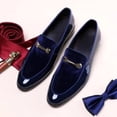 thumbnail image 1 of Zapatos de vestir para hombre, de piel de charol, de lujo, para boda, estilo italiano, Oxford, 1 of 6