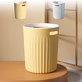 thumbnail image 7 of Wdhugt 1 Pack Small Trash Can for Bathroom - 3 Gallon/12-Liter Wastebasket, Round Plastic Garbage Container Bin Kitchen Large Plastic Trash Bucket for Bedroom Office, 7 of 7