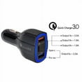 thumbnail image 6 of 48W Quick Car Charger for Kyocera DuraXV Extreme -- 3-Port USB Type-C Port Power Adapter DC Socket Fast Smart Detect compatible with Kyocera DuraXV Extreme Flip Phone, 6 of 6