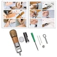 thumbnail image 5 of 8x Handmade Leather Sewing Awl Set Wooden Handle Hand Stitcher Stitching Shoe Repair for DIY Process, 5 of 10