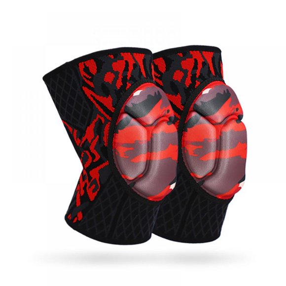 Choosebetter 1 Pair Protective Pads Thick Sponge Anti-Collision Kneepads Protector Non-Slip Wrestling Dance Knee Pads Support Sleeve for Outdoor Sport