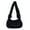 Black, variant on Weiweiguan Exquisite Fluffy Plush Handbag Fuzzy Shoulder Bag - Black