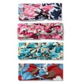 thumbnail image 3 of Paquete de 4 diademas para mujer, estilo bohemio, estilo floral, cruzado, para el pelo Ormromra 221790-3, 3 of 9