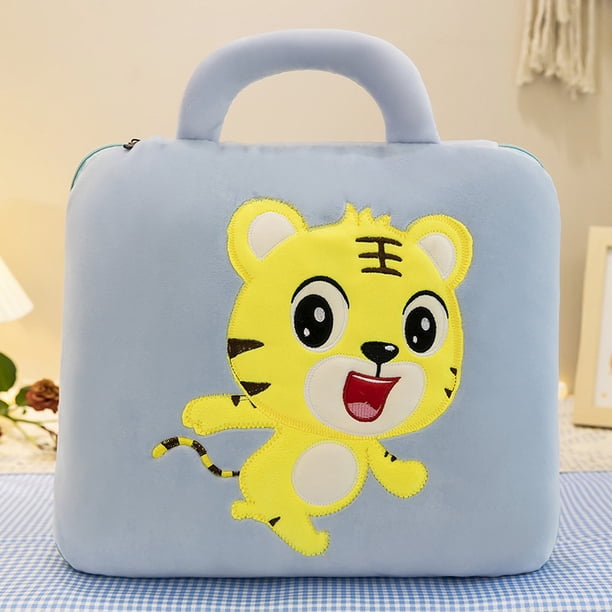 Bonita almohada de dibujos animados para la oficina, para el almuerzo, plegable, para el aire acondicionado, edredón, almohada, edredón de doble uso, cojín para el automóvil dos en uno