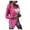 Hot Pink, variant on WEIYLL Jackets for Women Fashion Long Sleeve Temperament Professional Slim Suit Orange Fall Clothes Size L