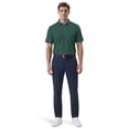 thumbnail image 2 of Ben Hogan Performance Men's & Big Men's Two-Color Jacquard Pattern Short Sleeve Golf Polo Shirt, Sizes S-4XLT, 2 of 8
