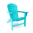 thumbnail image 3 of LuXeo Hampton Aruba Blue Outdoor Patio Adirondack Chair, 3 of 15
