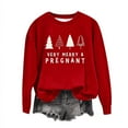 thumbnail image 4 of EGNMCR Sweatshirts à Capuche pour Femmes, Sweatshirts pour Femmes, Hoodie Décontracté à Manches Longues Col Rond Imprimé de Noël Lettres Ample Mode Sweatshirt Blouse pour Femmes, 4 of 4