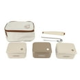 thumbnail image 2 of Lunch Box Set, 304 Stainless Steel PP Microwave Safe Lunch Container with Chopsticks and Spoon for School, 2 of 7