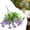 Purple, variant on Faux Flowers, Artificial Petunia Bouquet Hanging Vine Flowers Fake Petunia Stems for Outdoor Spring Decor Realistic Multicolor Maintenance-Free Porch Patio Accents Red 1Pcs