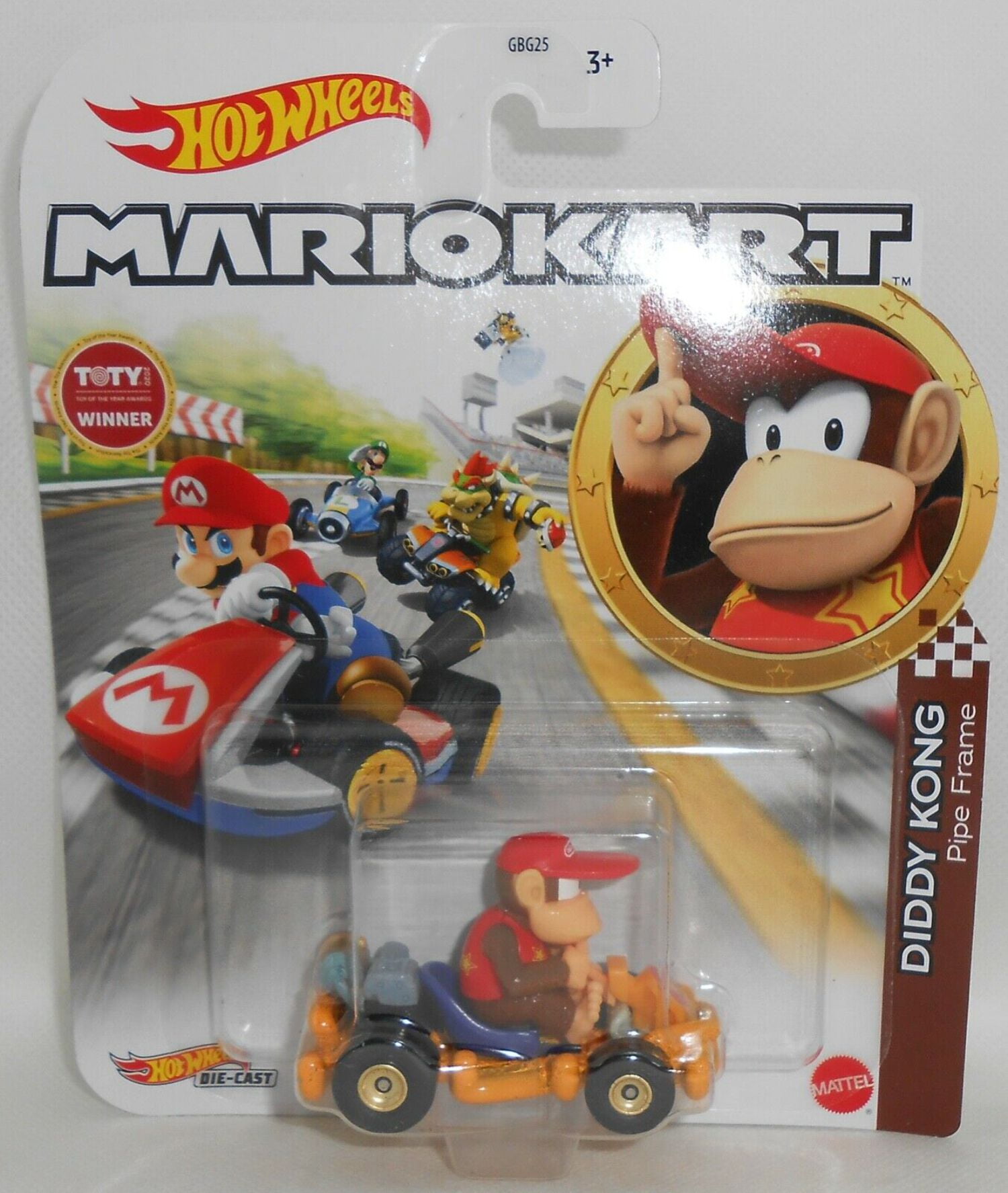 hot wheels mario kart diddy kong