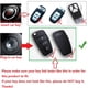 thumbnail image 2 of Llavero de Goma de Silicona Suave para Llave para Audi A1 A3 A4 A6 A8 Quattro Q2 Q3 Q7 R8 RS3 RS6 S3 S6 TT TTS Llave Plegable - Negro - Llavero Redondo Rojo Verde, 2 of 5
