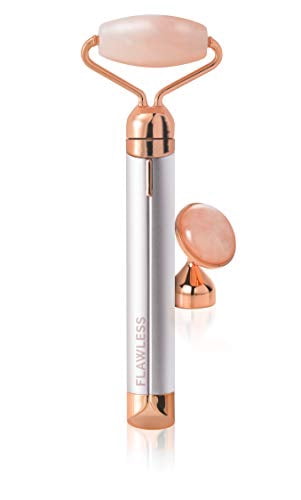 how to use rose quartz vibrating facial massager AGARO 3-In-1 Electric Rose Quartz Face Roller, Facial Roller Kit for Face main image 0