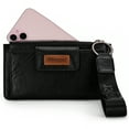 thumbnail image 3 of Wrangler Minimalist Wristlet Wallet with Phone Slot & RFID Protection & Smooth Zipper, Black, 3 of 7