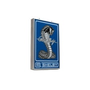 Officially Licensed Carroll Shelby Cobra LED Vertical Light-Up Aluminum Sign