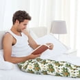 thumbnail image 5 of Vsdgher Sloth Sitting Tropical Leaves Mens Pajama Pants Sleep & Lounge Pants, PJ Pants-Small, 5 of 6