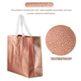 thumbnail image 5 of Uxcell Reusable Gift Bags, Rose Gold Tote Glossy Grocery Shopping Bag with Handles for Wedding Pack of 60, 5 of 5