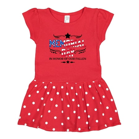 

Inktastic Memorial Day- in Honor of Our Fallen Gift Toddler Girl Dress