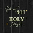 thumbnail image 2 of Adebowale 26x26 Gold Ornate Wood Framed with Double Matting Museum Art Print Titled - Silent Night, 2 of 4