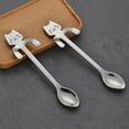 thumbnail image 3 of Coffee Spoon Mini Cats Design Stainless Steel Hanging Tea Cup Spoon Kitchen Gadget, 3 of 9