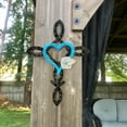 thumbnail image 5 of WIFKLSIIPG Horsehsoe with Heart Metal Wall Outdoor Patio Home Decorations, 5 of 5