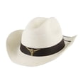thumbnail image 4 of Sombrero de vaquero clásico Hugo Sombrero de protección solar unisex blanco, 4 of 10
