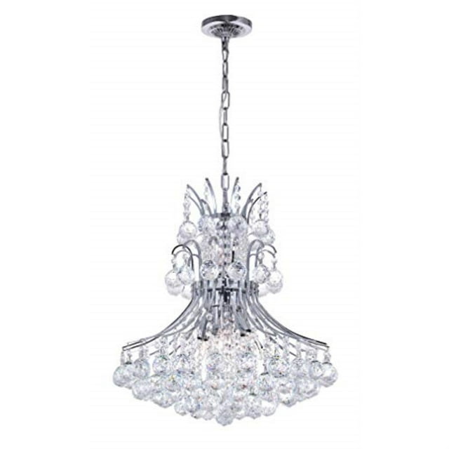 Cwi Lighting Lustre Princesse 8 Lumières avec Finition Chromée