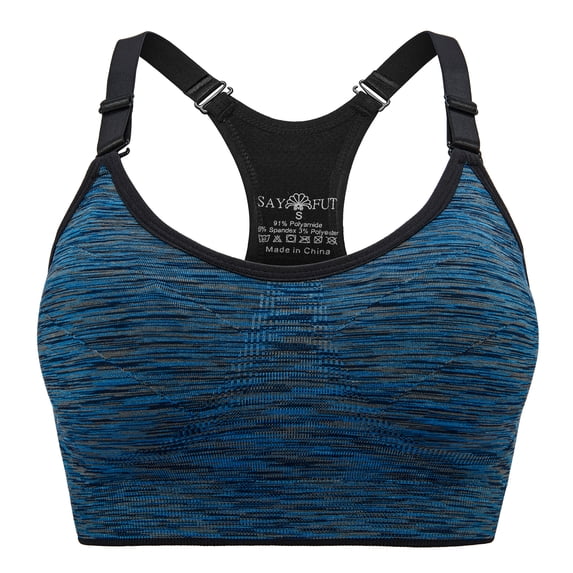 Sports Bra for Women Y Shape Back Medium Support Yoga Bra with Removable Cups For Yoga Pilates Jogging Running Cycling