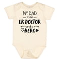 thumbnail image 3 of Inktastic My Dad is an Er Doctor and a Hero Boys or Girls Baby Bodysuit, 3 of 5