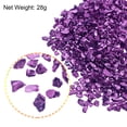 thumbnail image 3 of Uxcell 6 Colors Crushed Glass Chips, 1-4mm Irregular Sequins Metallic Color Glass 28g Pink Color Series, 3 of 5