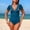 Blue, variant on Odbmxy One Piece Bathing Suits for Women Plus Size Tummy Control Summer Swimsuit Women Graphic Padded Blue Vacation Bikinis