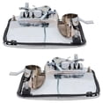 thumbnail image 5 of Front Pair Exterior Door Handle Compatible with 1999-2016 Ford E-350 Ford F-550 F-450 F-250 F-350 E-450 Chrome With Key Hole 7C3Z2522404 7C3Z2522405 Super Duty Base, 5 of 7