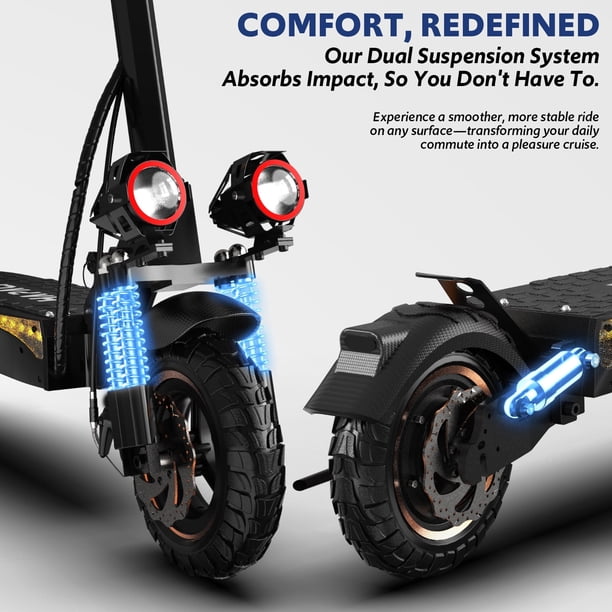 Test : teverun trottinette électrique Blade-X Dual, puissance et autonomie Test : teverun trottinette électrique Blade-X Dual, puissance et autonomie