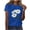 C16, variant on Women's Casual Print Pullover Shirt Round Neck Short Sleeve Blouse Under $5