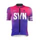 thumbnail image 3 of Camiseta de ciclismo de manga corta de verano para mujer, blanca y gris, ajustada, para ciclismo de carretera, bonita y ajustada, 3 of 5