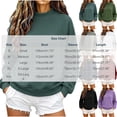 thumbnail image 3 of Warop Oversized Sweatshirt for Women Waffle Knit Solid Color Crewneck Long Sleeve Casual Pullover Tops, 3 of 8