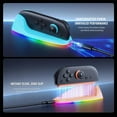 thumbnail image 2 of 2Pcs RGB Grip Mouse for Switch 2 Joycon Gaming Controller, Prociv Ergonomic Controller Mouse with Wrist Rope Compatible with Switch 2 Accessories(Blue+Orange), 2 of 7