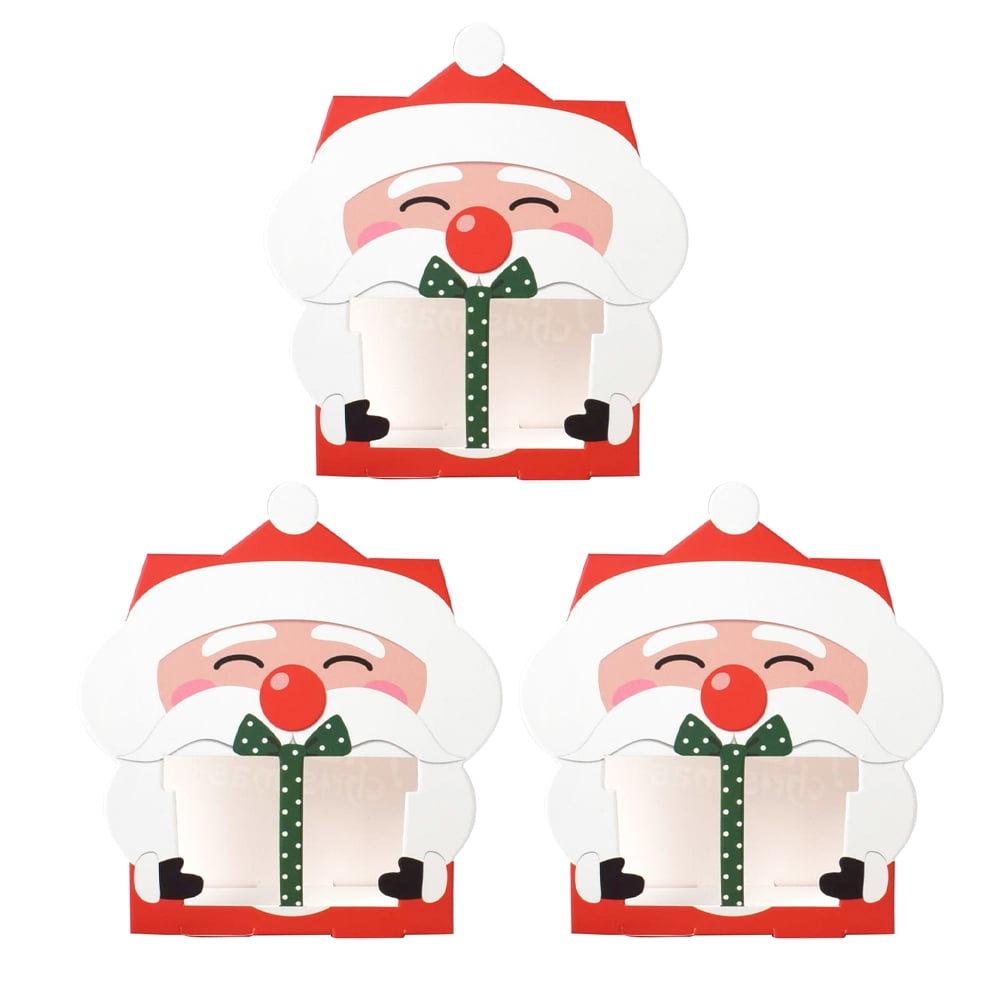 Frcolor Christmas Boxes Box Candy Holiday Treat Gift Cookie Paper