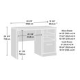 thumbnail image 4 of Sauder Aspen Post® Desk in Prime Oak Finish, 4 of 9