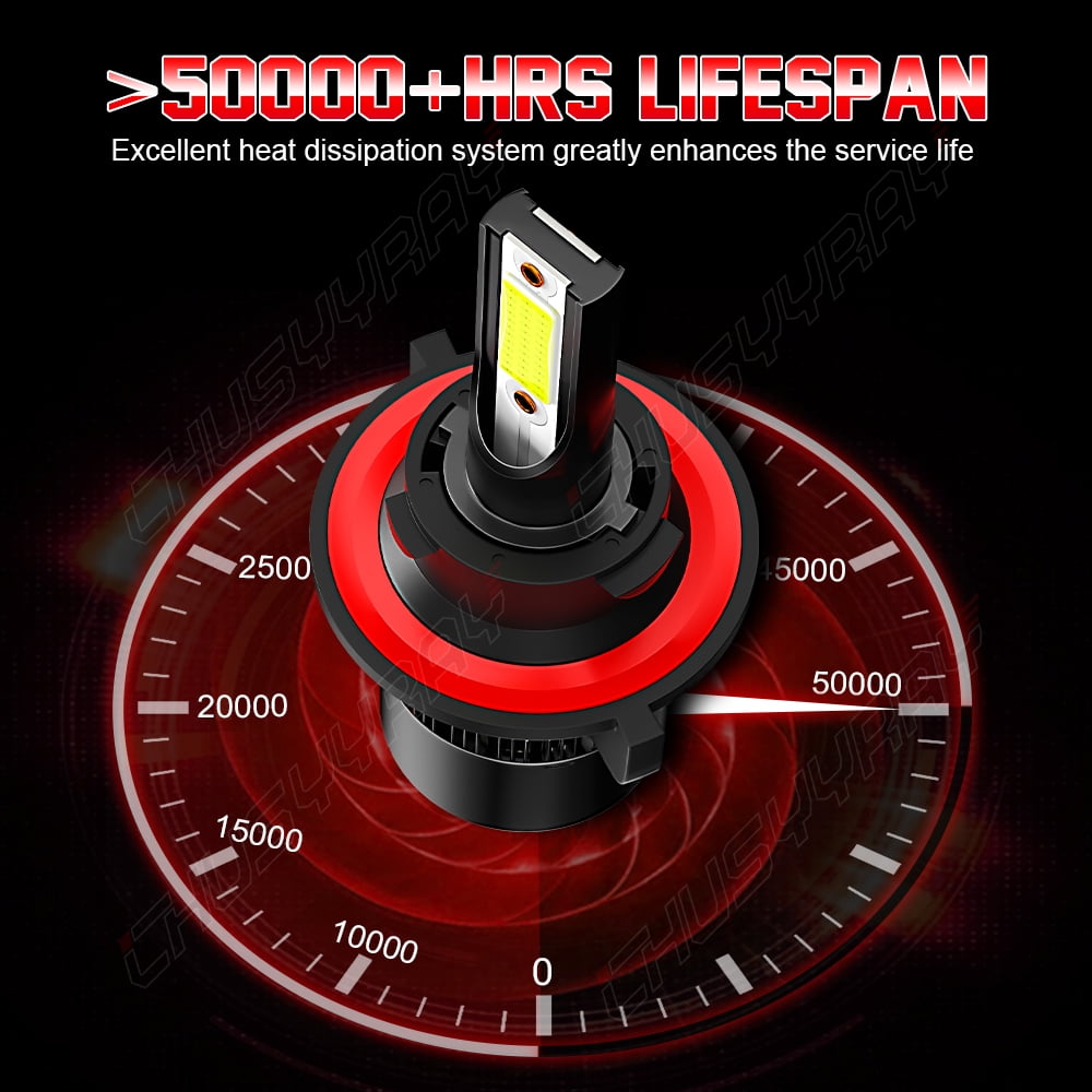 For Dodge Nitro 2007 2008 2009 - LED Headlight High Low Beam Fog Light Bulbs Kit 6000K White 4x