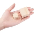 thumbnail image 4 of 60 cubos de madera (30 de 3,5 cm y 30 de 2 cm) - Bloques cuadrados de madera - Para manualidades, tallado y arte, 4 of 7