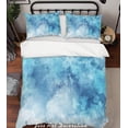 thumbnail image 1 of 3D Blue Watercolor Quilt Cover Set Bedding Set Pillowcases 11, 1 of 2