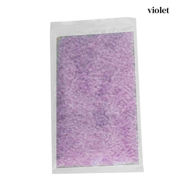 Bouteille de Vœux en Sable Fluorescent Bricolage Poudre Lumineuse dans la Résine Particules Sable Qui Brille dans le Noir, Violet