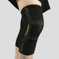 thumbnail image 3 of Cheers.US 1 Pair Knee Pads Breathable Comfortable Wide Application Ergonomic Design Soft Fabric Knee Protection Non-slip Knee Support Warmer Brace for Sports, 3 of 7